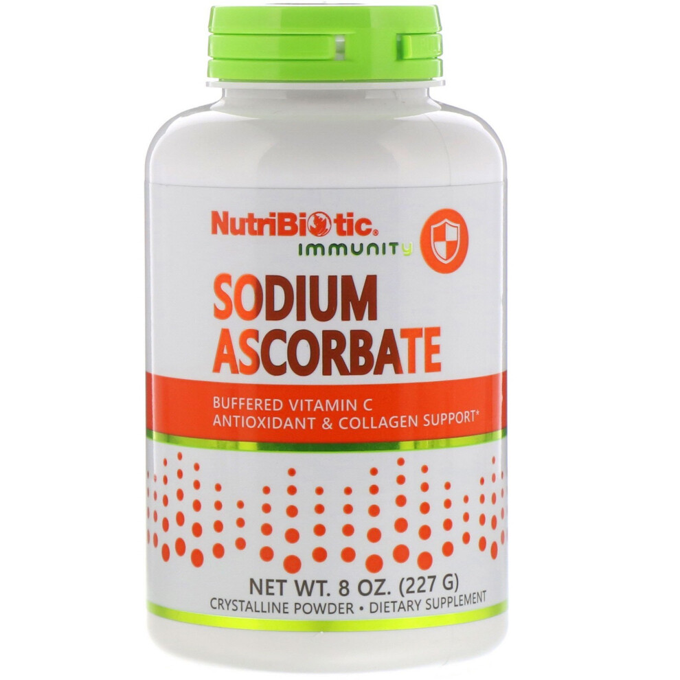 Nutribiotic , Immunity, Sodium Ascorbate, Crystalline Powder, 8 Oz (227 G)