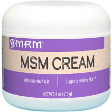 Cr   me MRM MSM avec vitamine A&D - 4 oz.