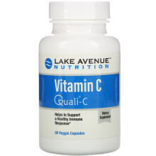 Lake Avenue Nutrition, Vitamin C, Quali-C, 1.000 mg, 60 Veggie-Kapseln