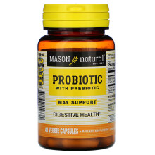 Mason Natural, Probiotikum mit Präbiotikum, 40 vegetarische Kapseln