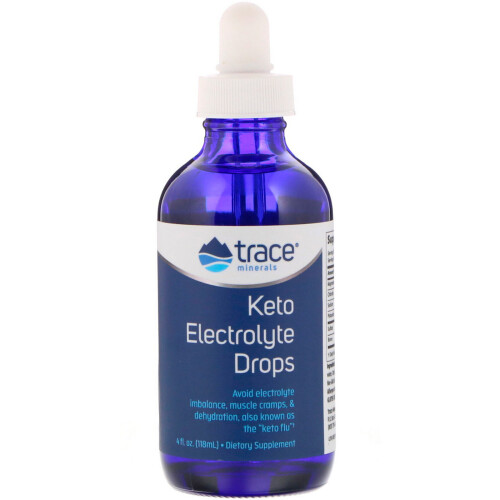Trace Minerals Æ, Gouttes Électrolytes Keto, 4 fl oz (118 ml)
