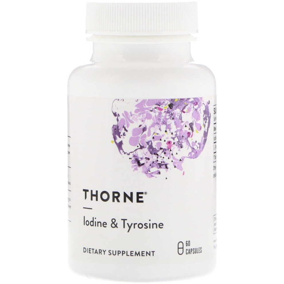 Thorne Research , Iodine & Tyrosine, 60 Capsules