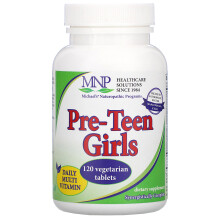Michael's Naturopathic, Pre-Teen Girls, Multivitamin, 120 Vegetarische Tabletten