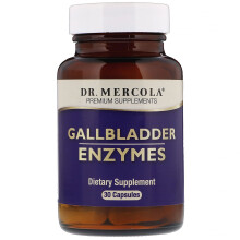 Dr. Mercola, Enzymes pour la Vésicule Biliaire, 30 Gélules