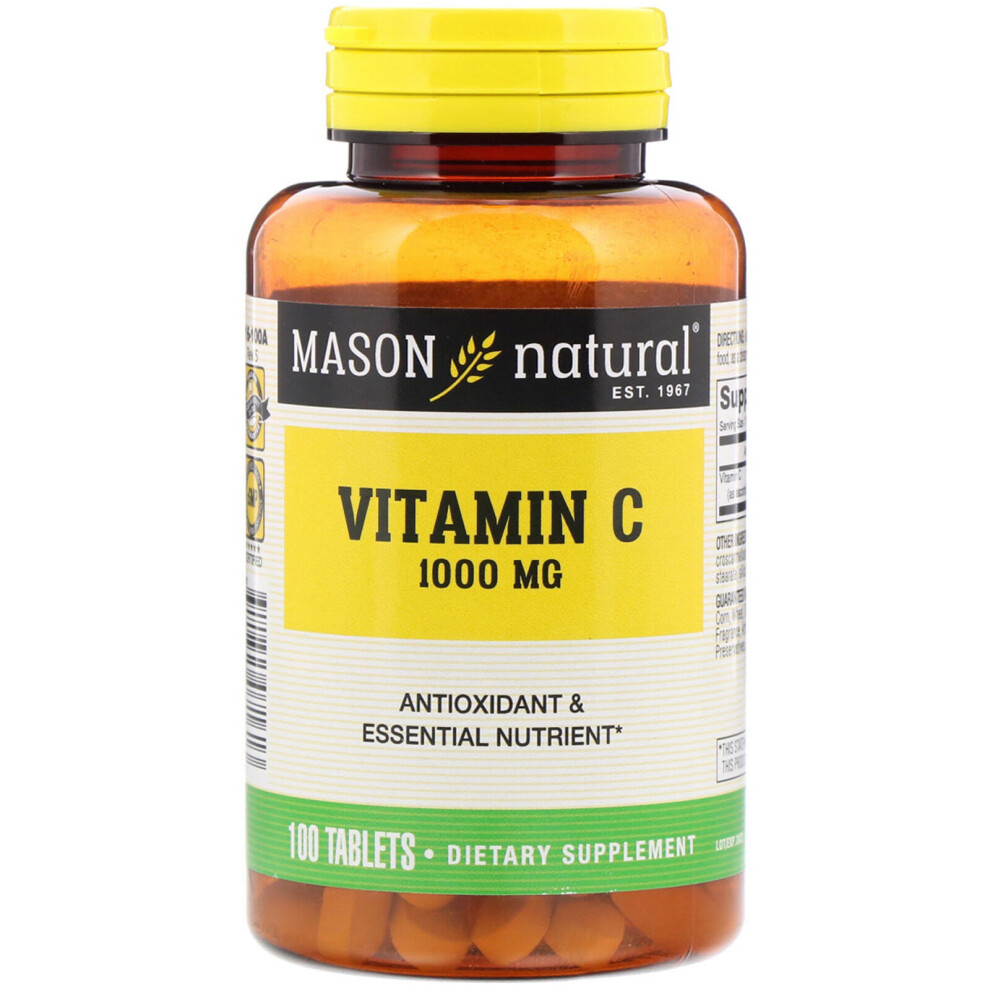 Mason Natural , Vitamin C, 1,000 Mg, 100 Tablets