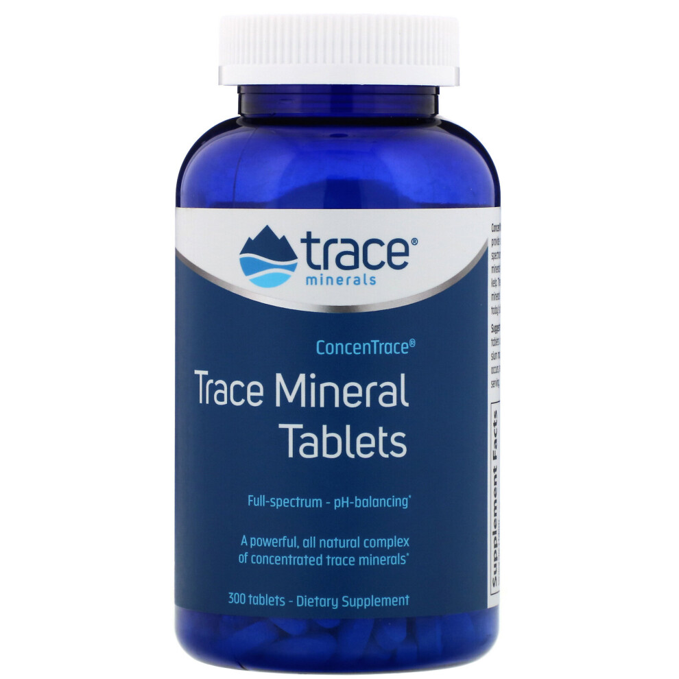 Trace Minerals Research , Concentrace, Trace Mineral Tablets, 300 Tablets