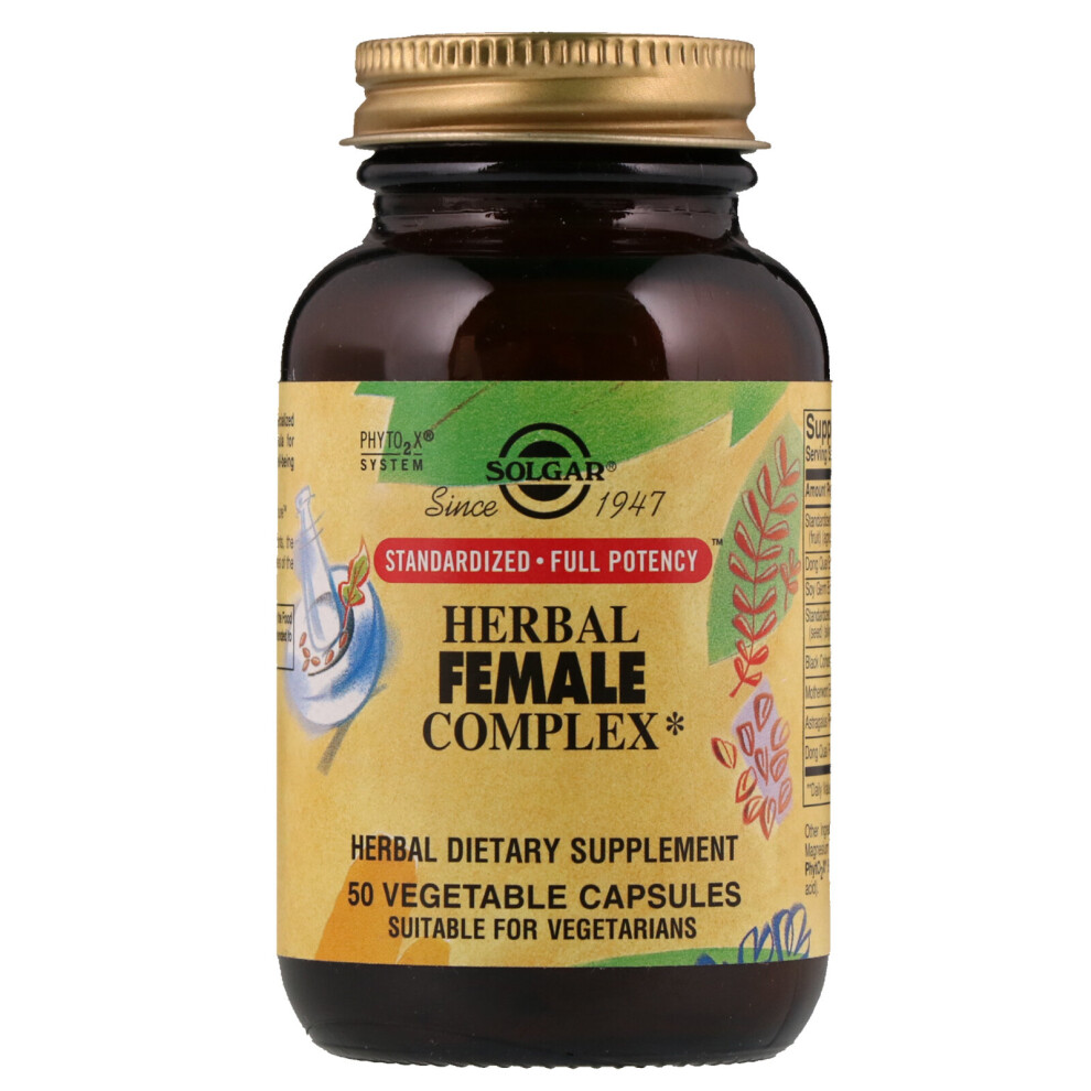 Solgar, Herbal Female Complex, 50 Vegetable Capsules