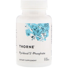 THORNE Pyridoxal 5'-Phosphat - Bioaktives Vitamin B6 Nahrungsergänzungsmittel - 180 Kapseln