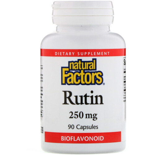 Natural Factors, Rutine, 250 mg, 90 Capsules