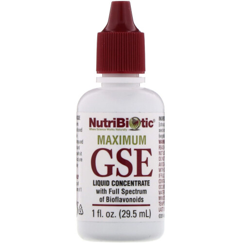 NutriBiotic, Maximum GSE, Flüssigkonzentrat, 1 fl oz (29,5 ml)
