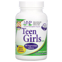 Michael's Naturopathic, Teen Girls Tabs, Multivitamin, 90 Vegetarische Tabletten