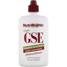 NutriBiotic, Veganes GSE Grapefruitkernextrakt, Flüssigkonzentrat, 4 fl oz (118 ml)