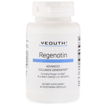 YEOUTH, Regenotin, Fortgeschrittener Kollagen-Generator, 60 Vegetarische Kapseln