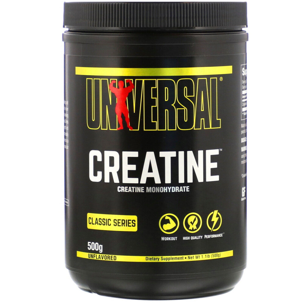 Universal Nutrition , Creatine, Unflavored, 500 G, 1.1 Lb (500 G)