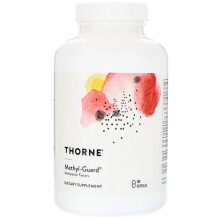THORNE Methyl-Guard - Ondersteuning Methylatie Supplement* met Folaat en Vitamine B12-180 Capsules