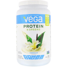 Vega, pflanzliches Protein und Greens, Vanille, 26,8 oz (760 g)