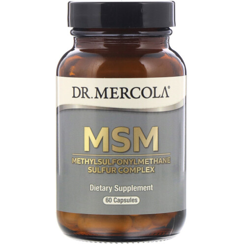 Dr. Mercola, MSM, Methylsulfonylmethan Schwefel Komplex, 60 Kapseln