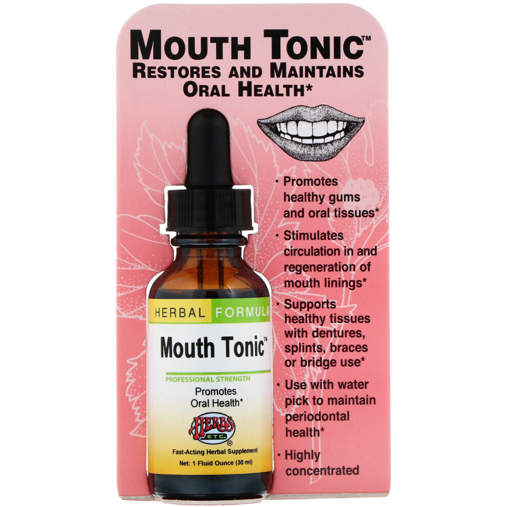 Herbs Etc. , Mouth Tonic, 1 Fl Oz (30 Ml)