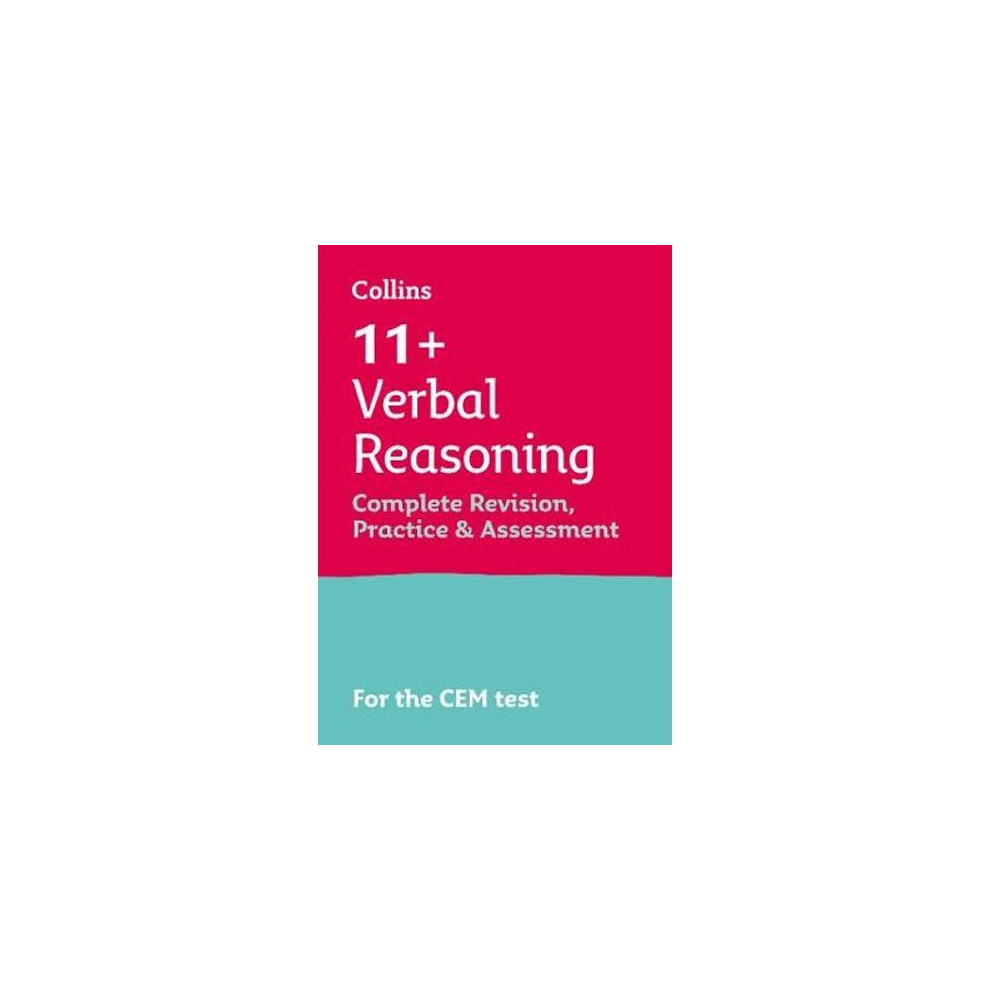 11+ Verbal Reasoning Complete Revision, Practice & Assessment For Cem Medium