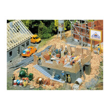 FALLER House Under Construction Model Kit IV HO Gauge 130307