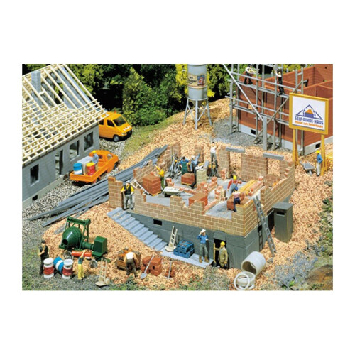 FALLER House Under Construction Model Kit IV HO Gauge 130307