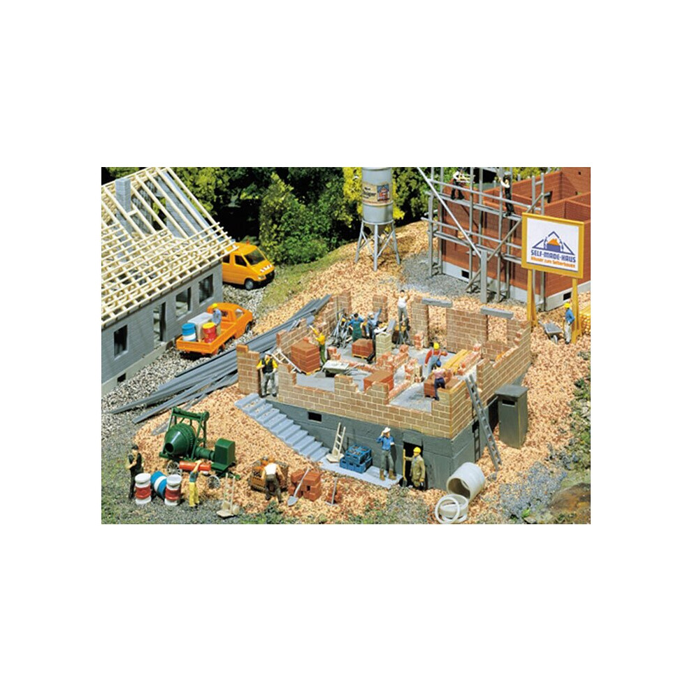 FALLER House Under Construction Model Kit IV HO Gauge 130307