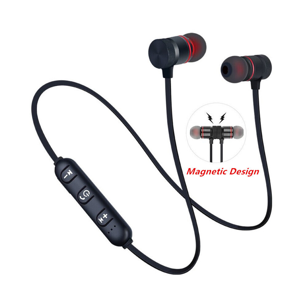 Magnetic Bluetooth Earphones Wireless Earbuds Sports Neckband 5.0 Gaming Headset