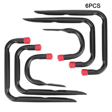 6x Wall Mounted Assorted Storage Hooks Bikes Ladder Garage Shed