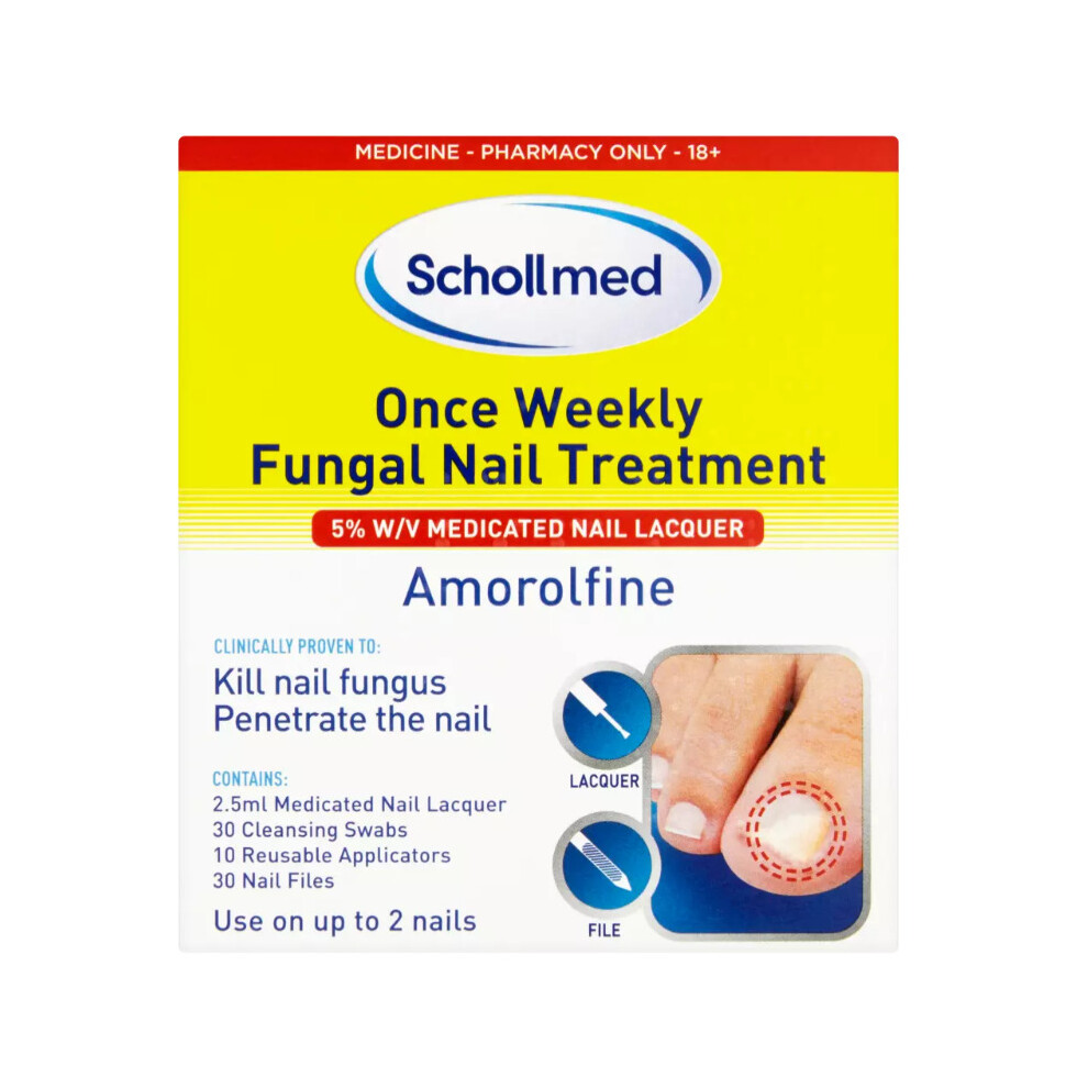 Schollmed Fungal Nail Treatment, 5% Medicated Nail Lacquer, 2.5 Ml