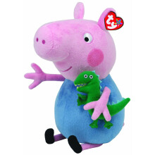 TY GEORGE SOFT TOY FROM PEPPA PIG MED SIZE - Plush Soft Toy