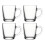 URBN Living (4) Glass Coffee Mugs | Drinking Coffee Cups 1