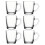 URBN Living (6) Glass Coffee Mugs | Drinking Coffee Cups 1