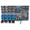 URBN Living 44-Piece Wall Mounted Tools, Screws & Bits Storage Organizer - 4 Large, 8 Medium, 16 Small Bins, 2 Back Panels, 10 Hooks 1