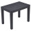 URBN Living Black Plastic Garden Bench Side Coffee Table 2