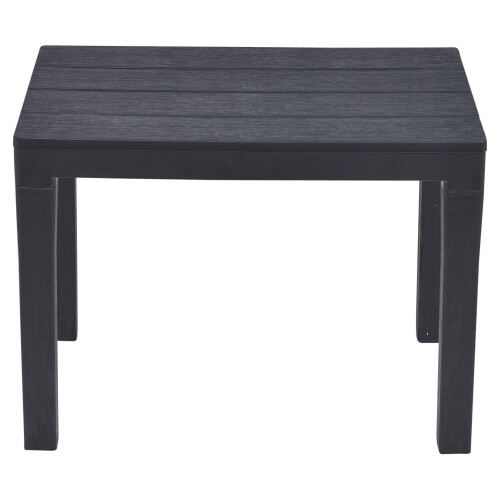URBN Living Black Plastic Garden Bench Side Coffee Table 2