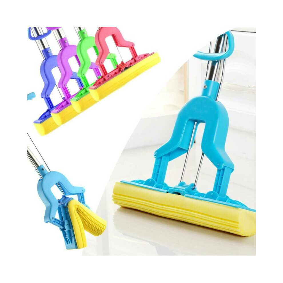 Heavy Duty Sponge Mop Super Absorbent Cleaning Floor Telescopic Handle