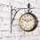 Garden Paddington Station Wall Clock Double Sided Outside Bracket 5