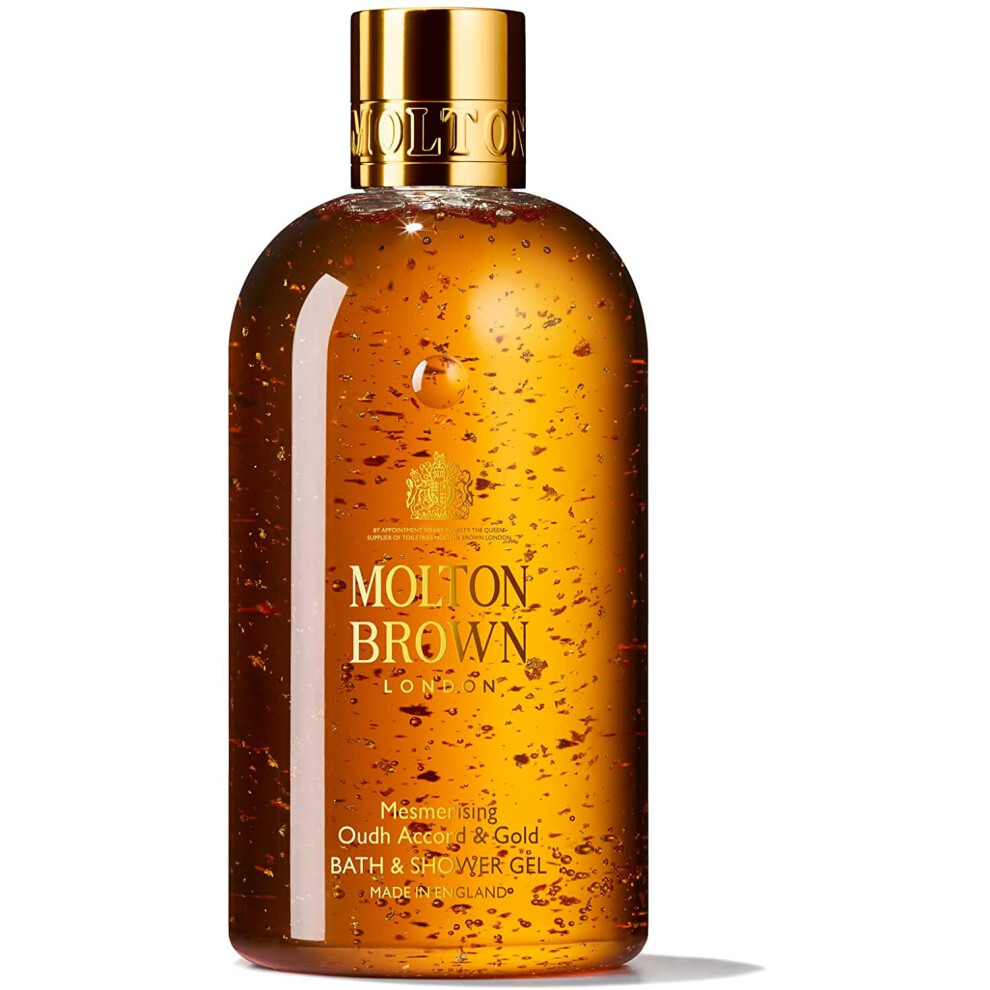 Molton Brown Mesmerising Oudh Accord & Gold Bath & Shower Gel, 300 ml