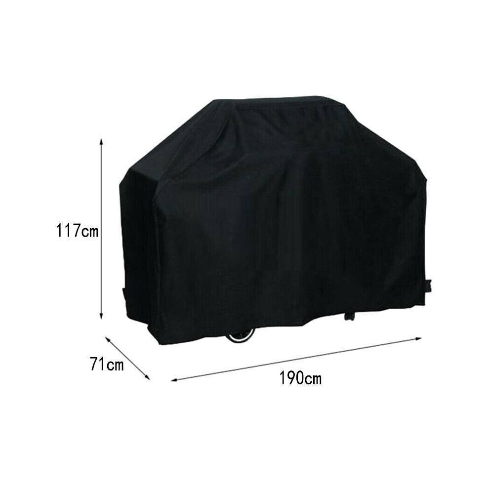 (190x71x117cm) BBQ Cover Heavy Duty Waterproof Barbeque Grill Waterproof Protector
