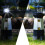 Solar Power Lighthouse Rotating LED Garden Light Haus Dekoration 1