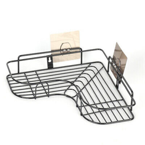 Punch-Free Corner Shower Shelf Rack Kitchen Bathroom Storage Rack 2