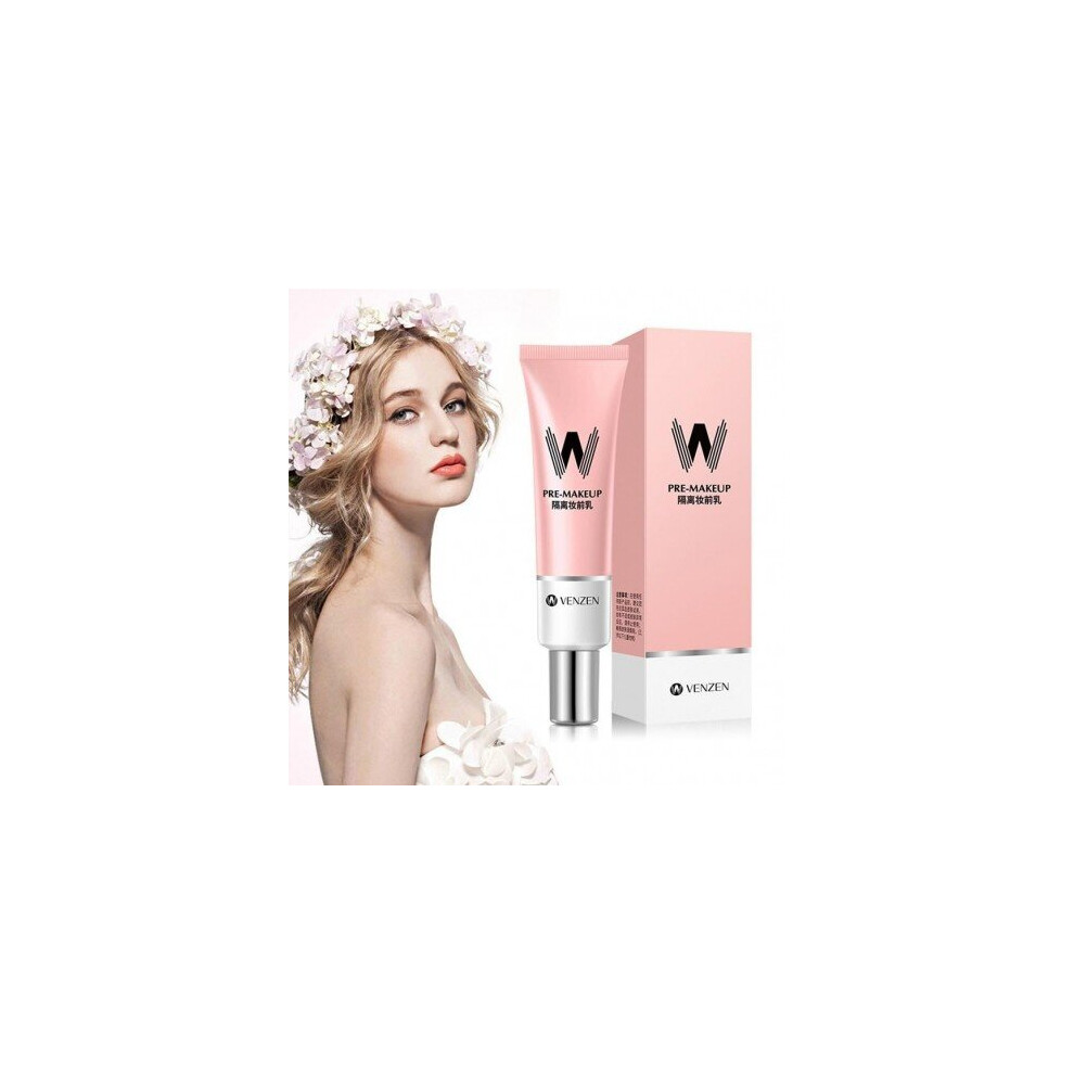 Blowuponline5 (1 Pcs) 30Ml Venzen Hydrating Bottoming Cream Pink Isolation Makeup Pre-Milk Base Concealer Primer Invisible Pore Korea Cosmetics Tslm1