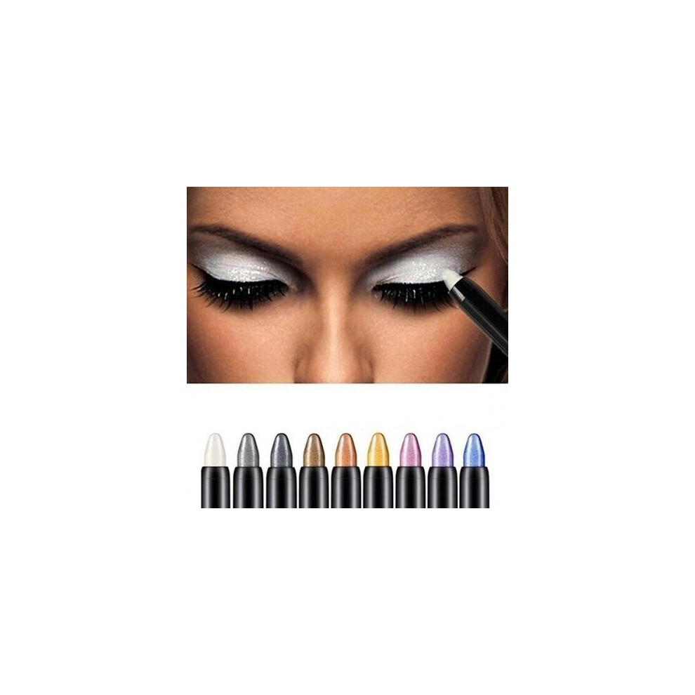 Blowuponline5 Grey (Grey) Beauty Highlighter Eyeshadow Pencil Cosmetic Glitter Light Eyeliner Shadow Pen Fashion Women's Eye Makeup Beauty Maquiagem 2020
