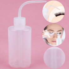 (500 ml) Eyelash Cleaning Washing Bottle Elbow Narrow Mouth Long Tube Clean Eyebrow Skin Care Remover Eyelash Extension Makeup Bottle Too