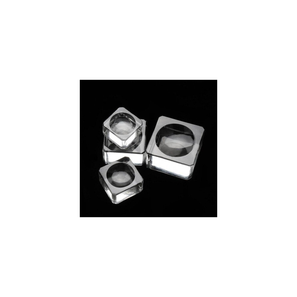 Blowuponline5 (Over Large Size) High Quality 4 Size Glass Glue Adhesive Pallet Holder Grafting Lash Eyelash Extension Eyelashes Makeup Tools