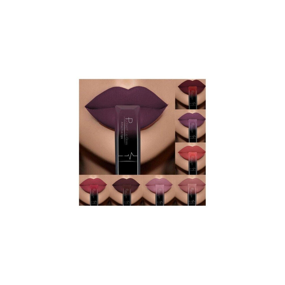 Blowuponline5 Red,Cream (01) Nude Matte Liquid Lipstick Waterproof Velvet Lipsticks Long Lasting Women Lips Makeup Sexy Red Lip Gloss Tint 21 Colors