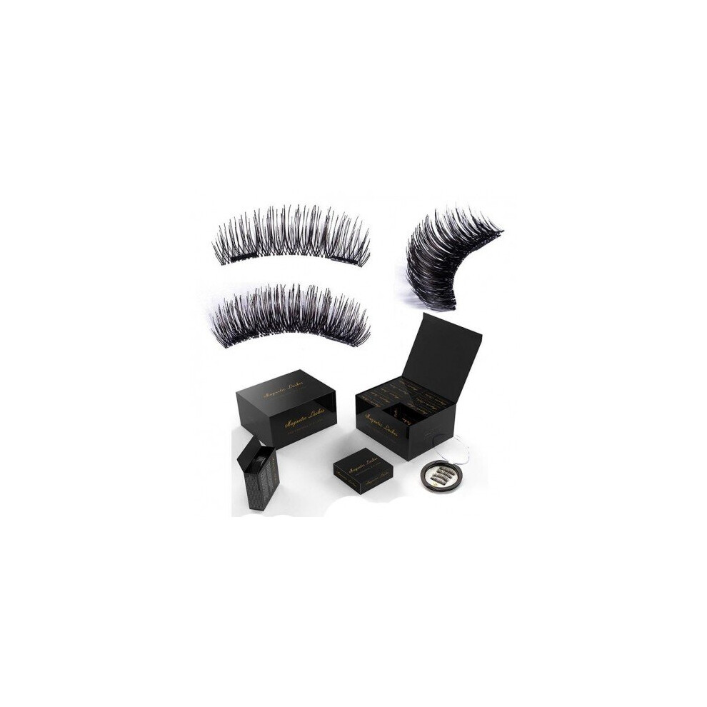 Blowuponline5 (Kso2) Jiefuxin Magnetic Eyelashes Natural False Eyelashes Magnetic Lashes Reusable Eye Lashes 3D Comfortable Makeup Extension Gift-Box