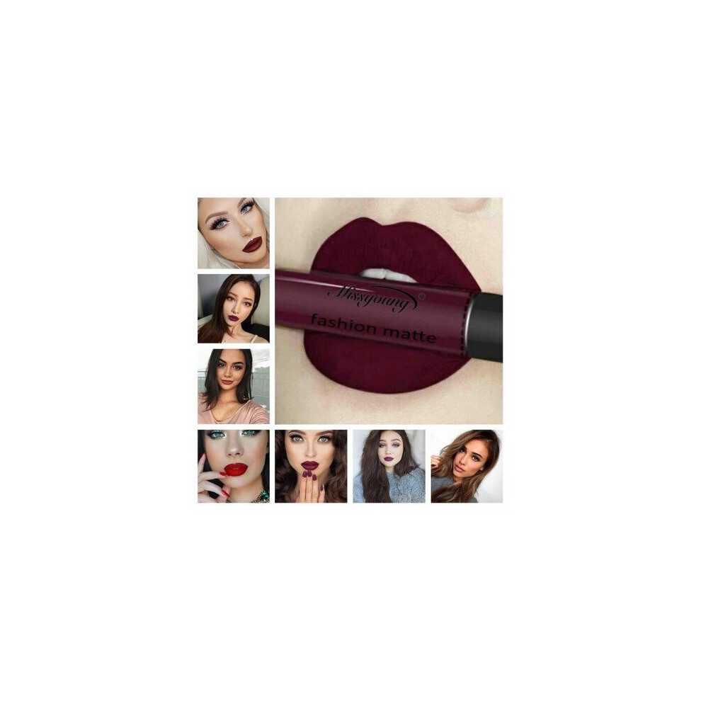 (5) s Waterproof Nude Matte Velvet Glossy Lip Gloss Lipstick Lip Balm Sexy Red Lip Tint 18 Colors Women Fashion Makeup Gift-image-OPC-P65QKX2-NEW