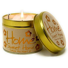 Lily Flame Candle in a Tin - Home Sweet Home