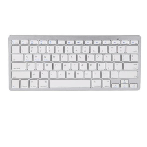 (WHITE) Keyboard Wireless Keyboard 3.0 Bluetooth Keyboard